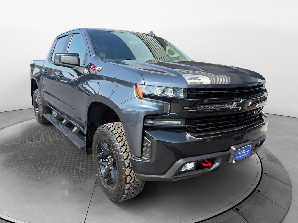 Shadow Gray Metallic 2021 Chevrolet Silverado 1500 Pickup Truck Four-Wheel Drive Automatic