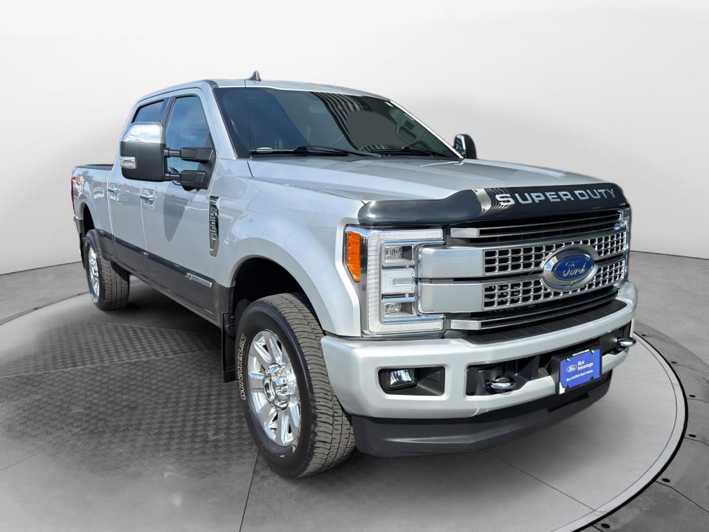 Ingot Silver Metallic 2019 Ford F-250 Super Duty Platinum Crew Cab 4WD Pickup Truck Four-Wheel Drive 6-Speed Automatic