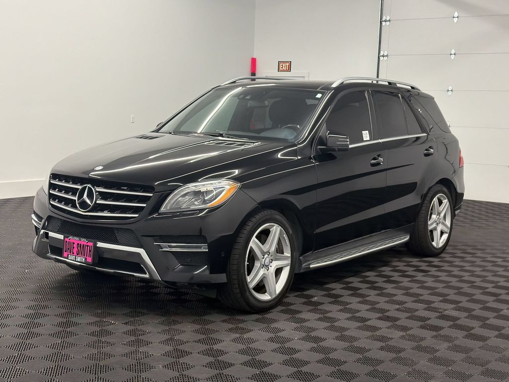 Black 2013 Mercedes-Benz M-Class SUV / Crossover All-Wheel Drive 7-Speed Automatic