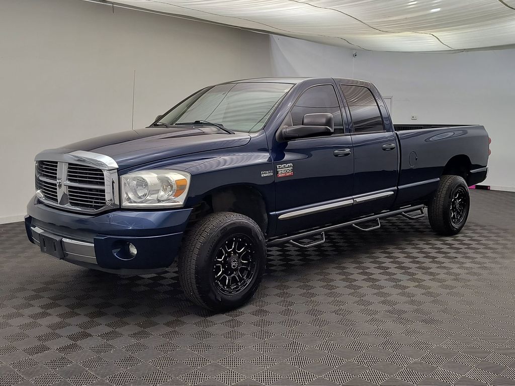 Patriot Blue Pearlcoat 2009 Dodge RAM 2500 Laramie Quad Cab 4WD Pickup Truck Four-Wheel Drive 5-Speed Automatic