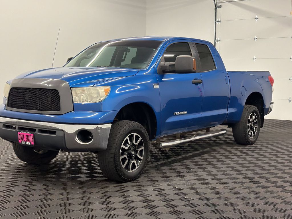 Blue Streak Metallic 2009 Toyota Tundra Pickup Truck Four-Wheel Drive 5-Speed Automatic