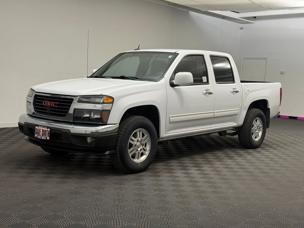 Summit White 2012 GMC Canyon Pickup Truck Four-Wheel Drive 4-Speed Automatic