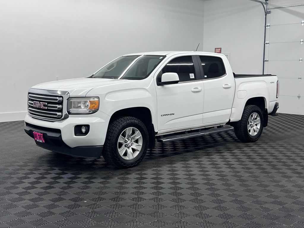 Summit White 2016 GMC Canyon Pickup Truck Four-Wheel Drive 6-Speed Automatic