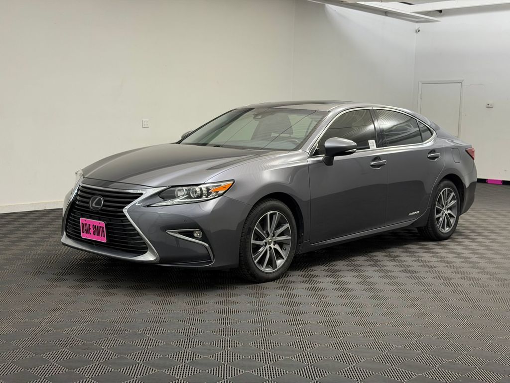 Nebula Gray Pearl 2016 Lexus ES Hybrid Sedan Front-Wheel Drive Continuously Variable Transmission