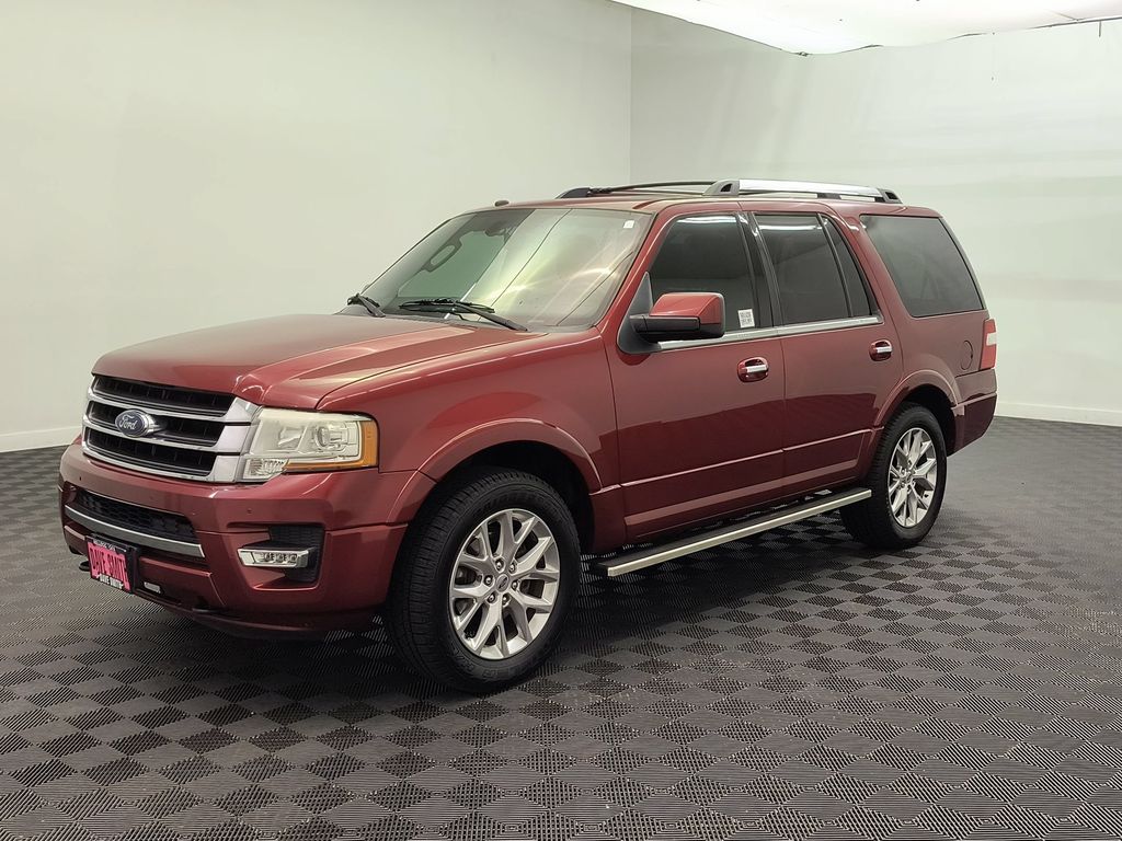Ruby Red Metallic Tinted Clearcoat 2017 Ford Expedition SUV / Crossover Four-Wheel Drive 6-Speed Automatic