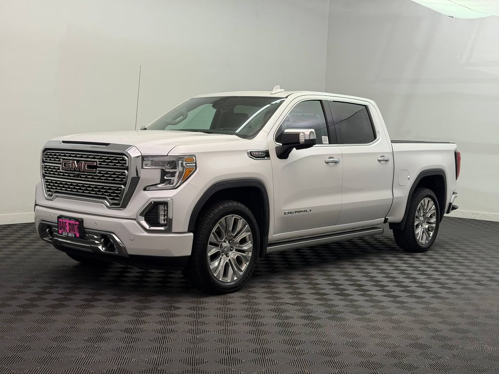 White Frost Tricoat 2020 GMC Sierra 1500 Pickup Truck Four-Wheel Drive Automatic
