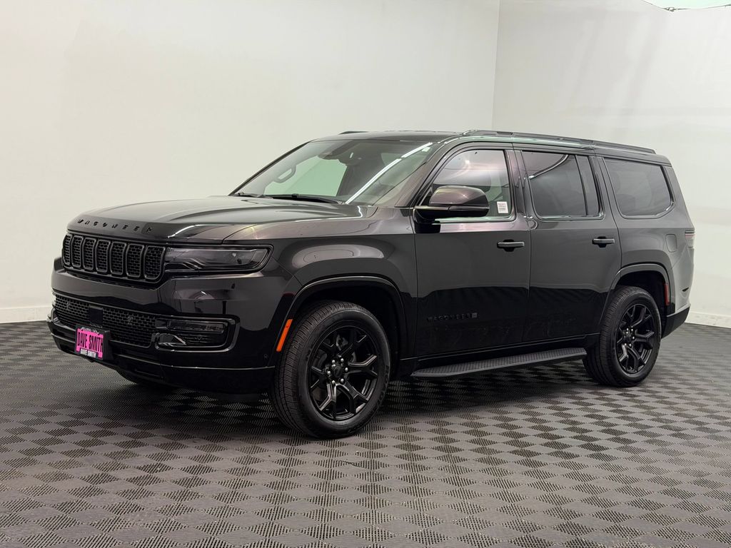 Diamond Black Crystal Pearlcoat 2025 Jeep Wagoneer SUV / Crossover Four-Wheel Drive 8-Speed Automatic