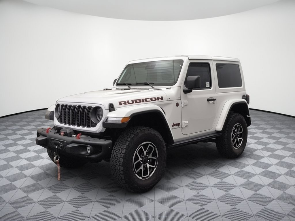 Bright White Clearcoat 2025 Jeep Wrangler SUV / Crossover Four-Wheel Drive 6-Speed Manual