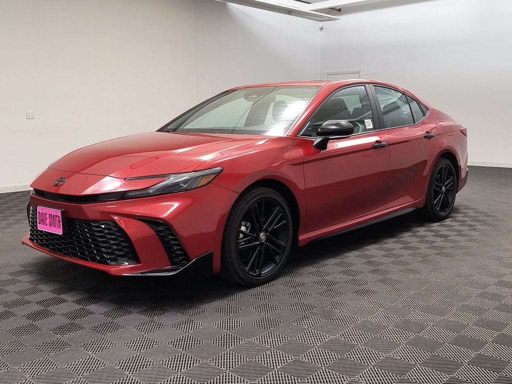 Supersonic Red 2026 Toyota Camry Sedan All-Wheel Drive Continuously Variable Transmission