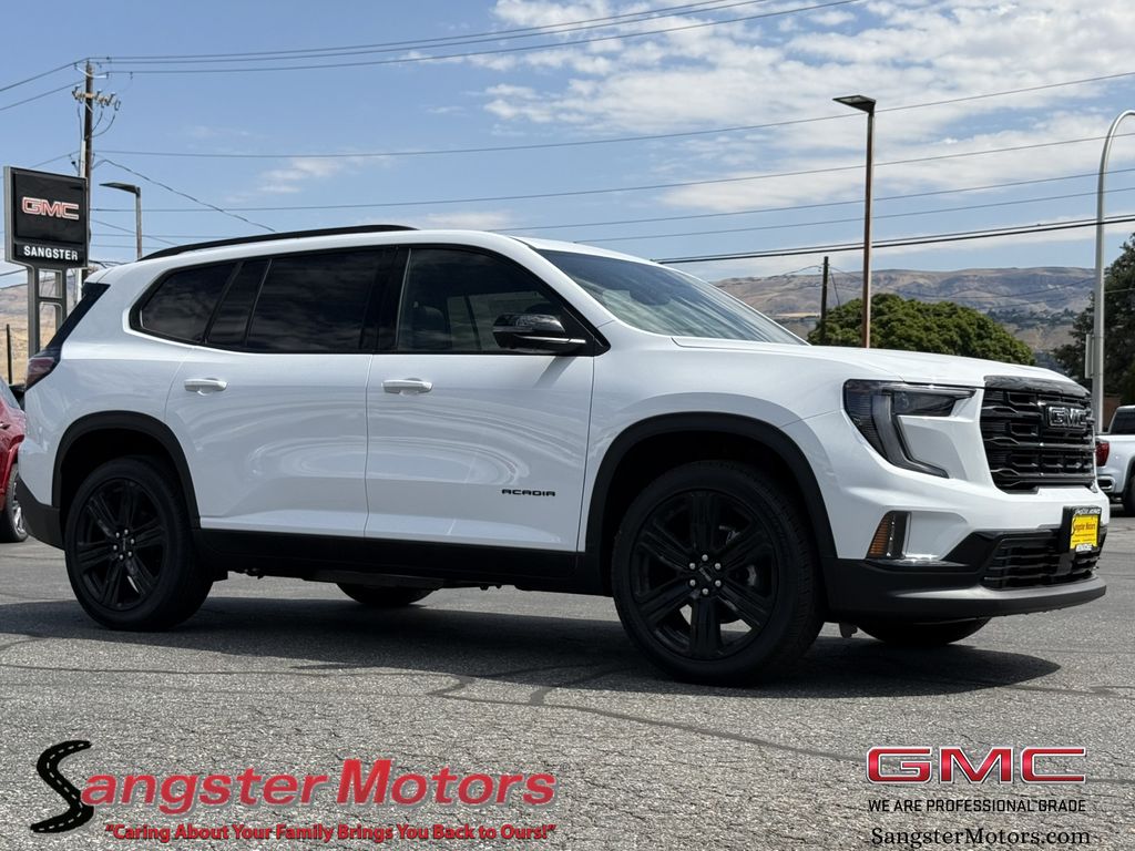 Summit White 2026 GMC Acadia SUV / Crossover Four-Wheel Drive 8-Speed Automatic