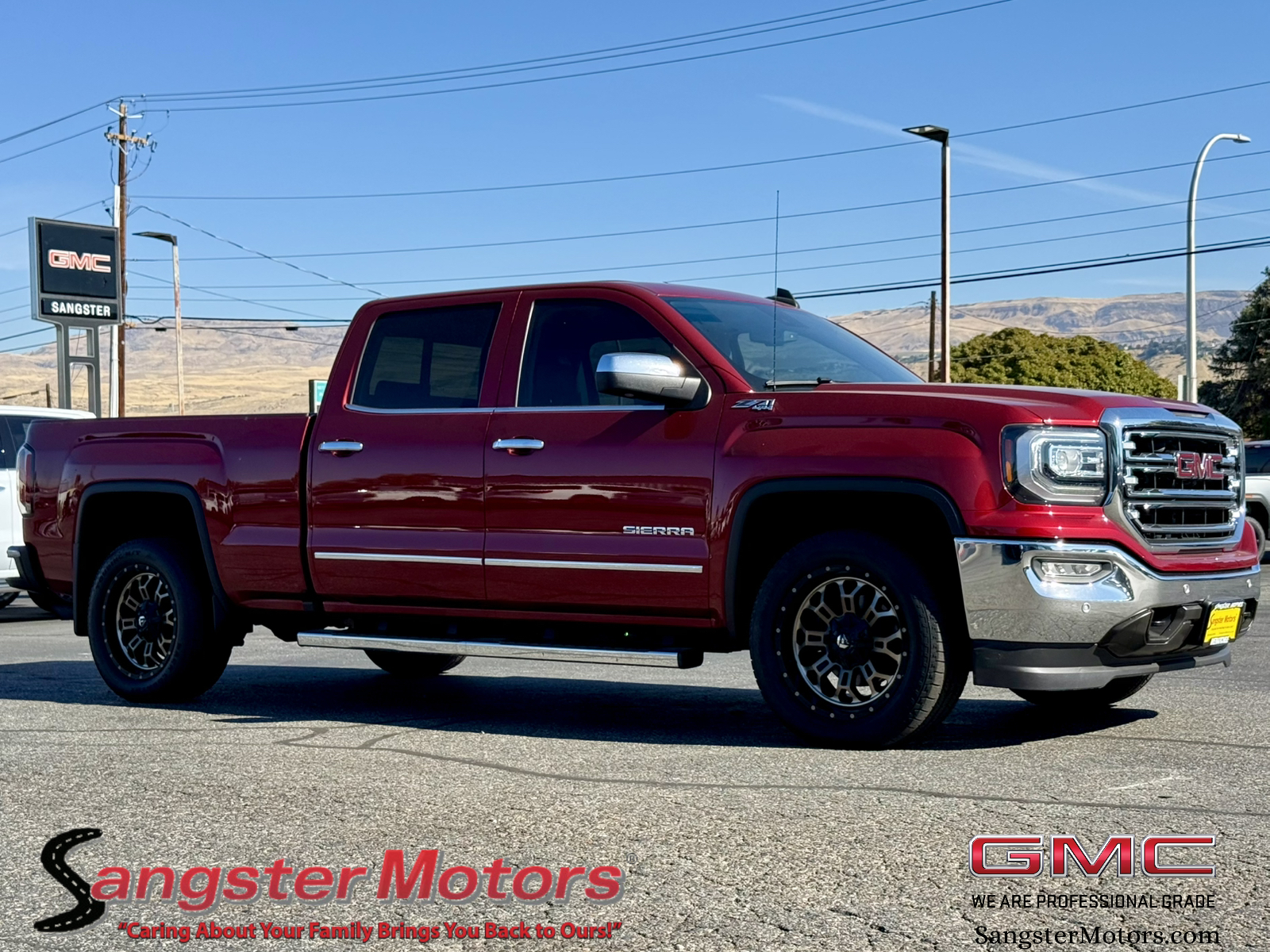 Red Quartz Tintcoat 2018 GMC Sierra 1500 Pickup Truck Four-Wheel Drive 8-Speed Automatic