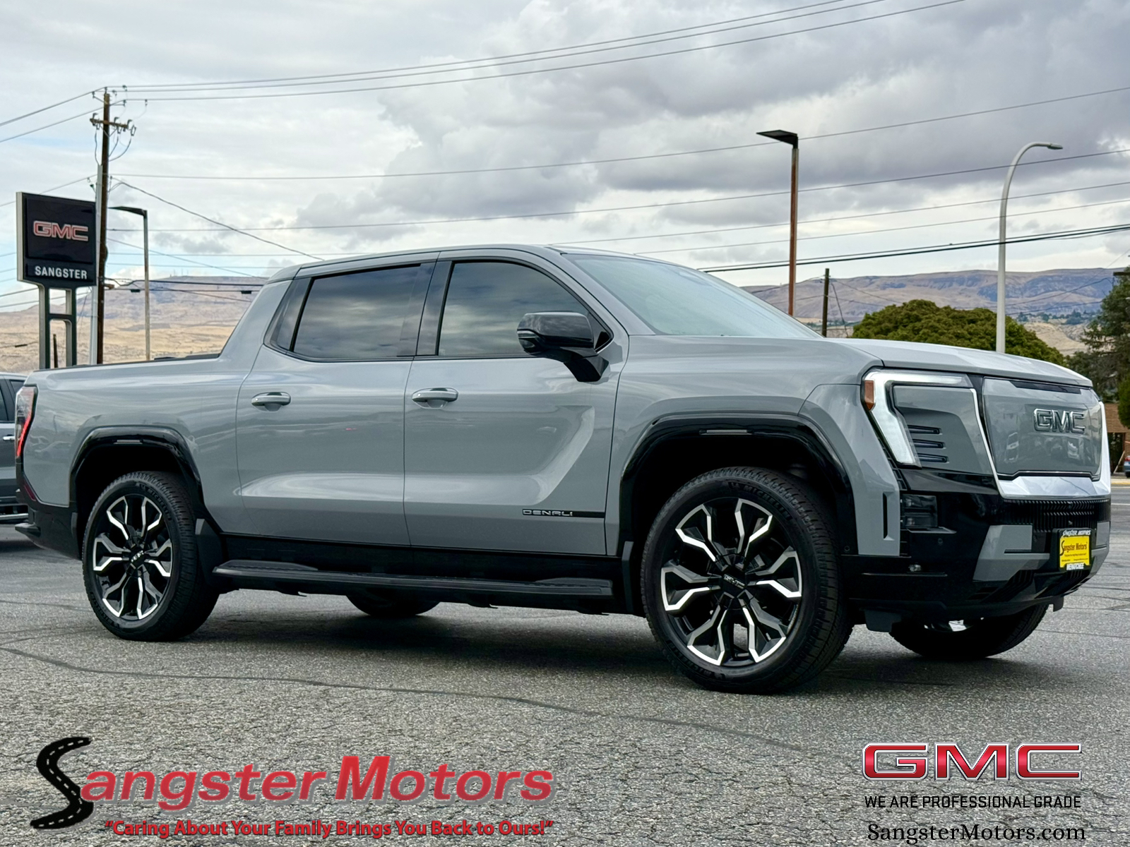 Thunderstorm Gray 2025 GMC Sierra EV Pickup Truck All-Wheel Drive Automatic