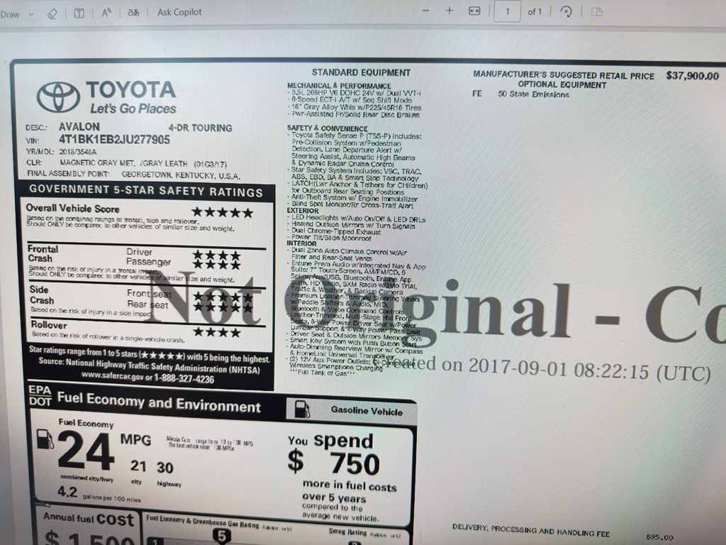 Window sticker
