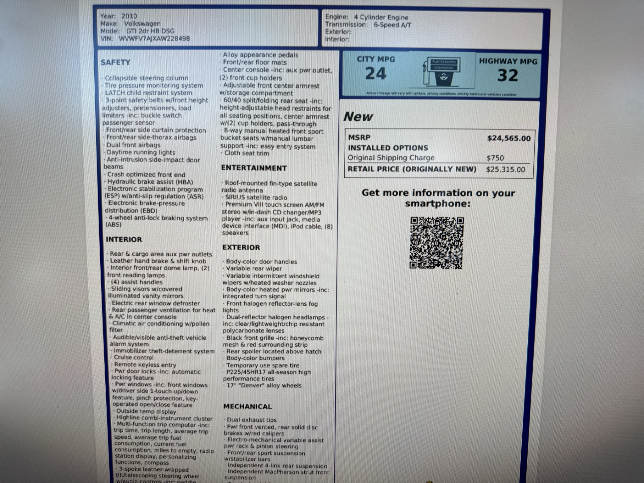 Window sticker