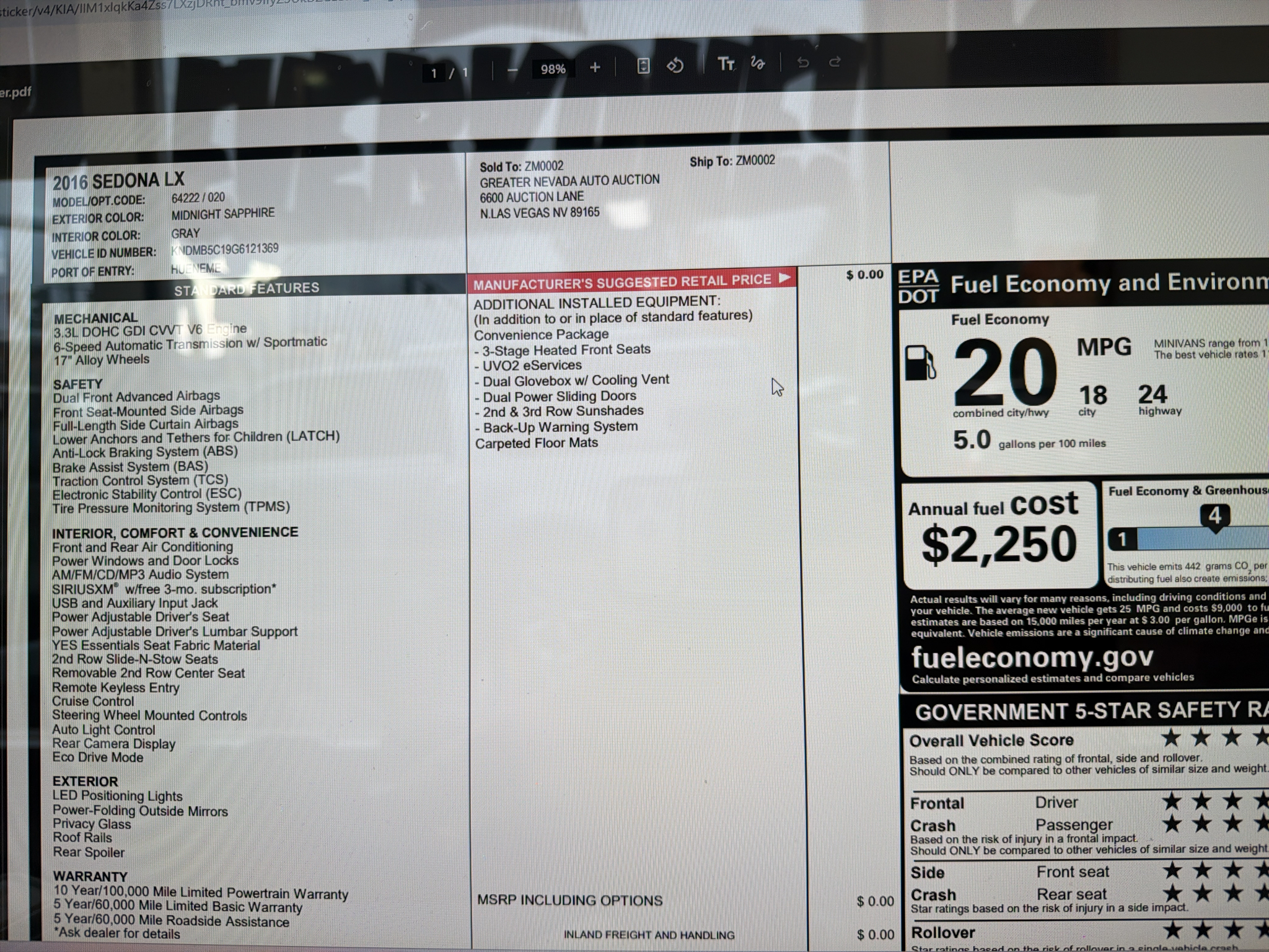 Window sticker
