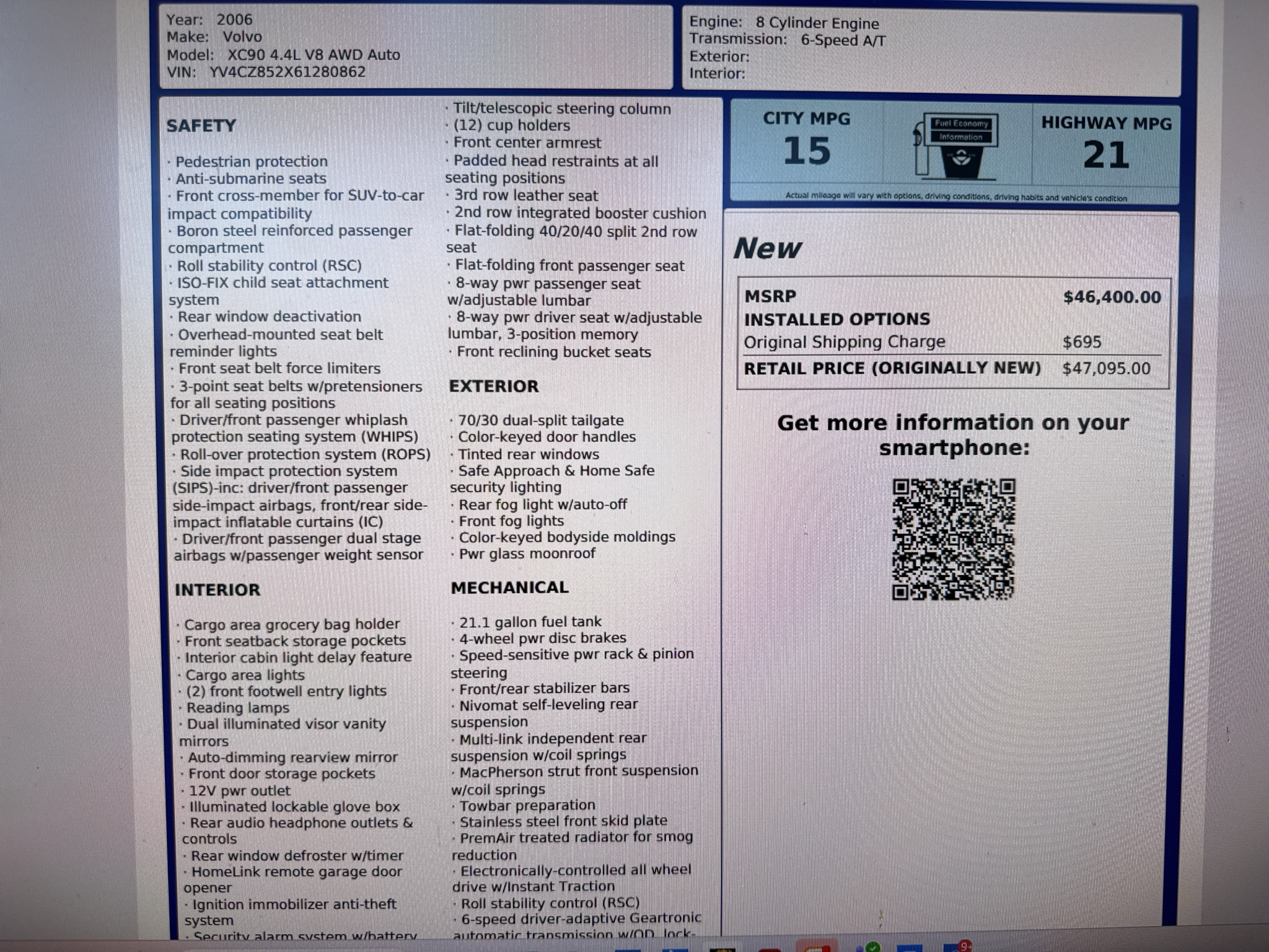 Window sticker