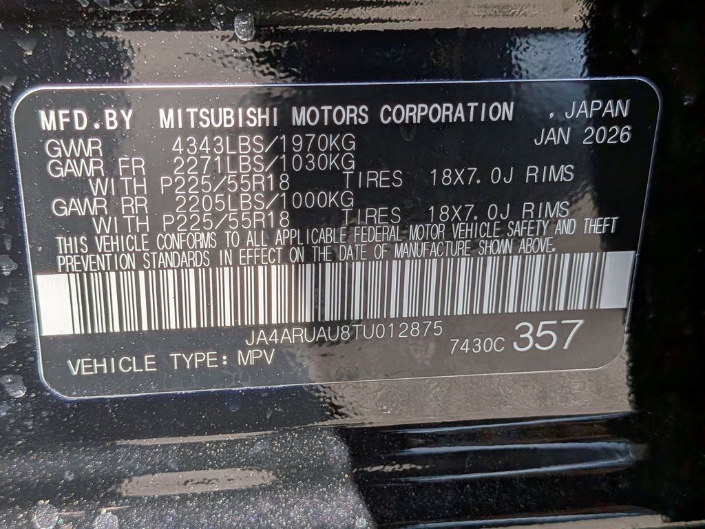 2026 Mitsubishi Outlander Sport LE Labrador Black Pearl at Griffin CDJR
