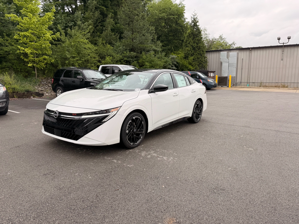 2026 Nissan Sentra SR in Aspen White Tricoat/Super Black