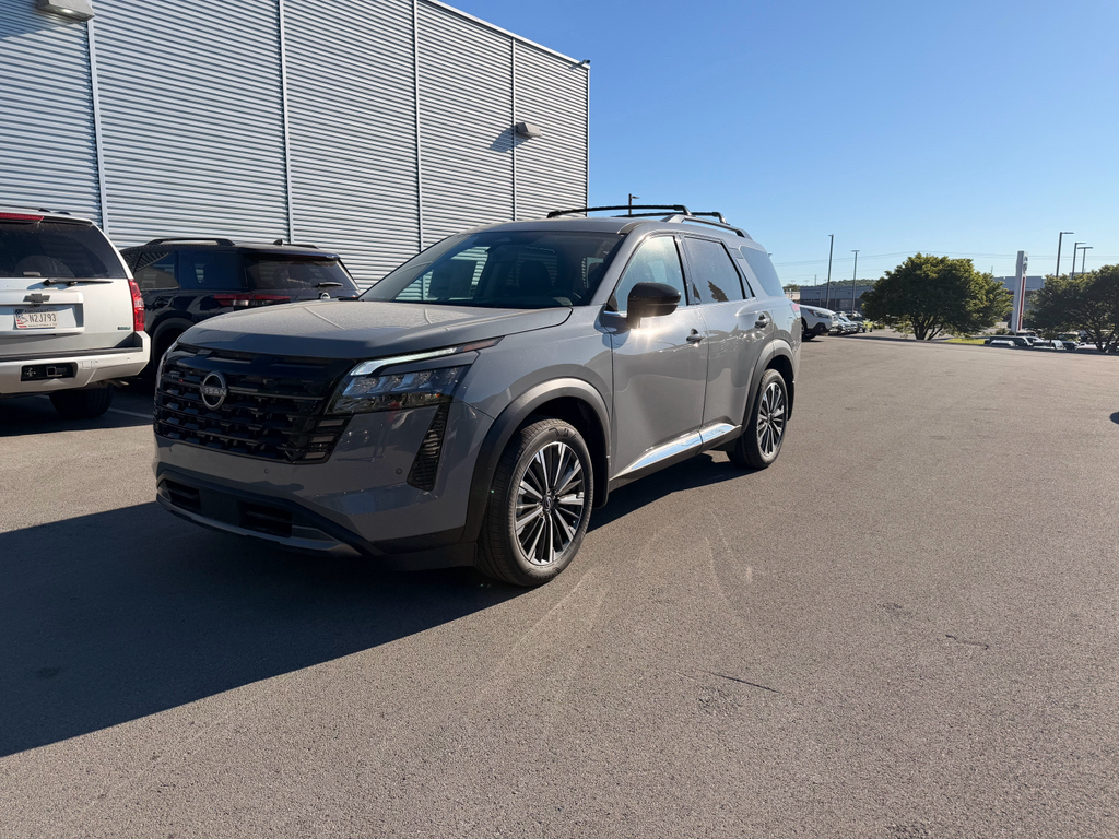 2026 Nissan Pathfinder Platinum in Boulder Gray Pearl