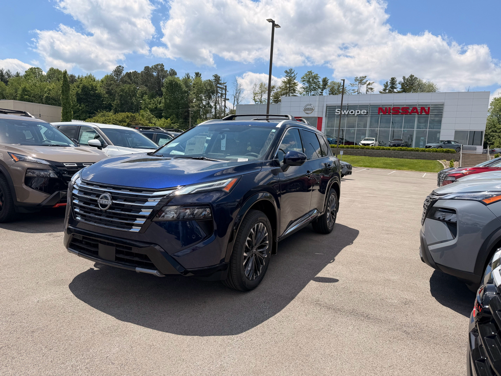 2026 Nissan Rogue Platinum in Deep Ocean Blue Pearl