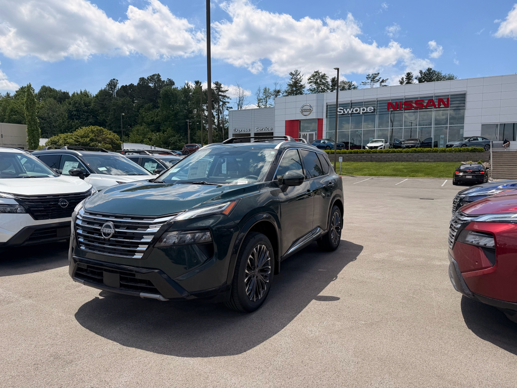 2026 Nissan Rogue Platinum in Obsidian Green