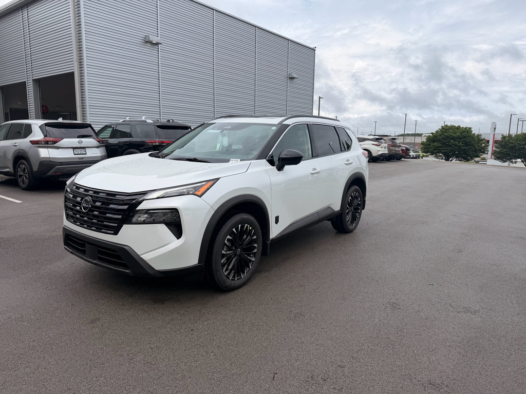 2026 Nissan Rogue Dark Armor in Everest White Pearl Tricoat