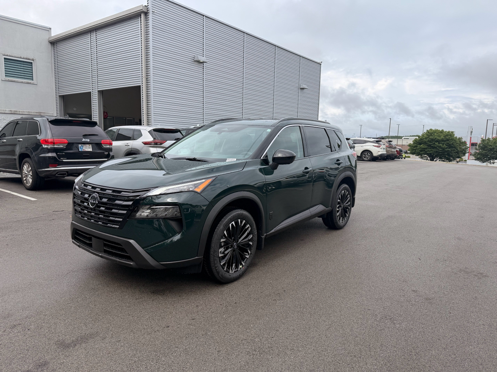 2026 Nissan Rogue Dark Armor in Obsidian Green
