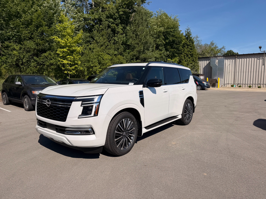 2026 Nissan Armada Platinum Reserve in Everest White Pearl Tricoat