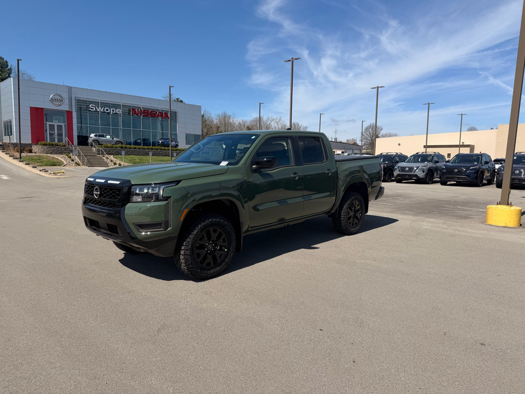 2026 Nissan Frontier SV in Tactical Green Metallic