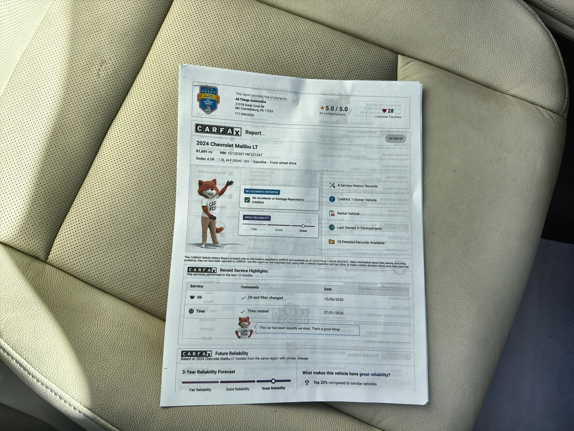 Used 2024 Chevrolet Malibu Sedan