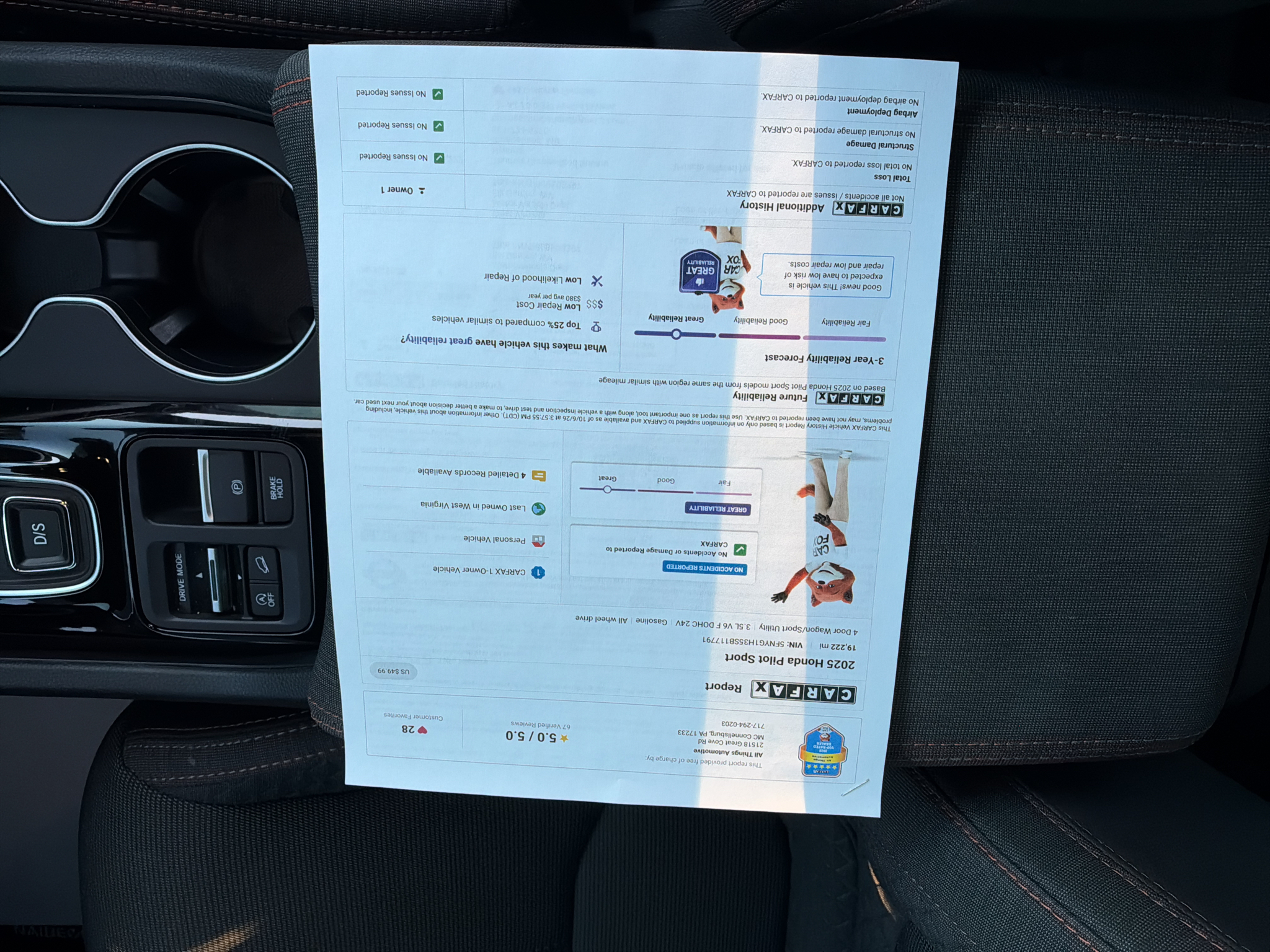 Used 2025 Honda Pilot SUV