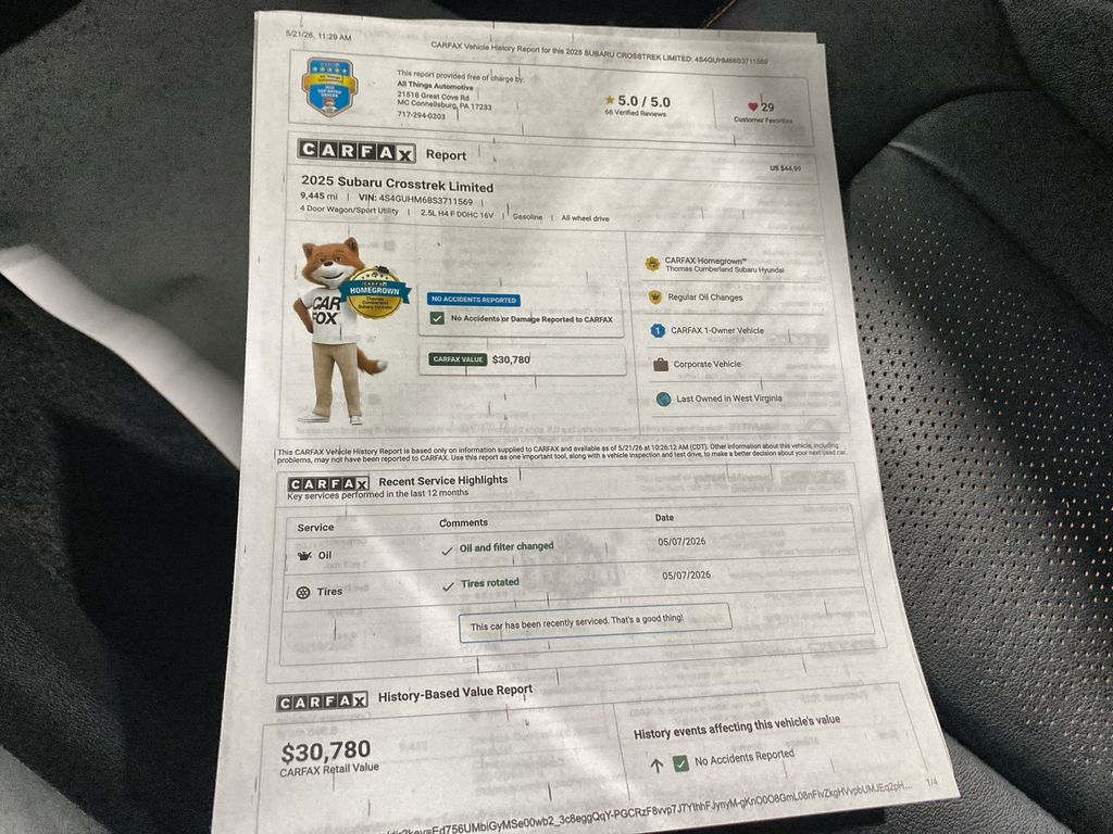Used 2025 Subaru Crosstrek SUV