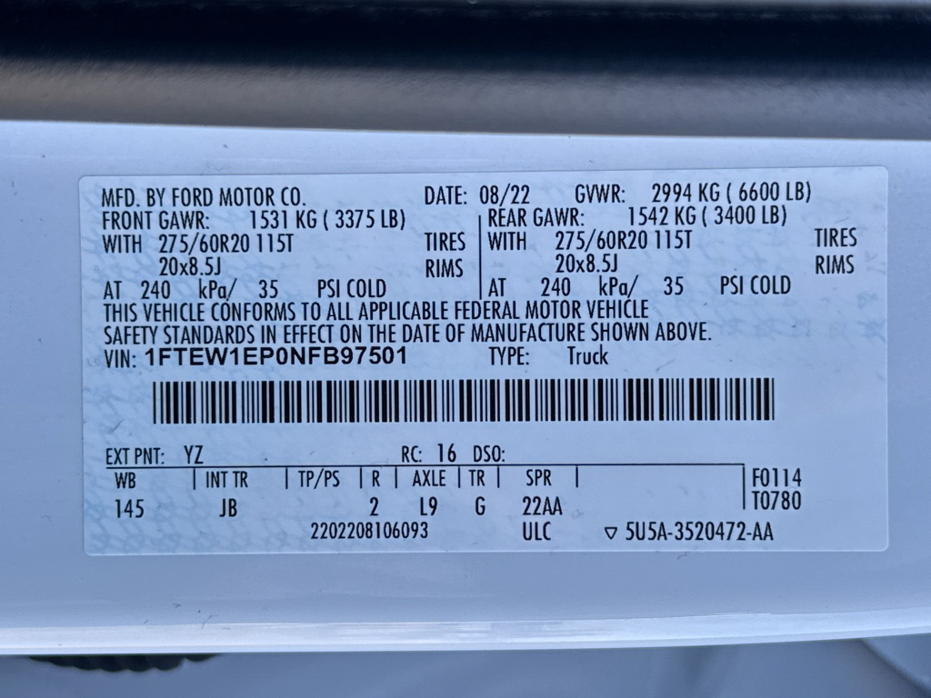 Used 2022 Oxford White Ford XL image 33