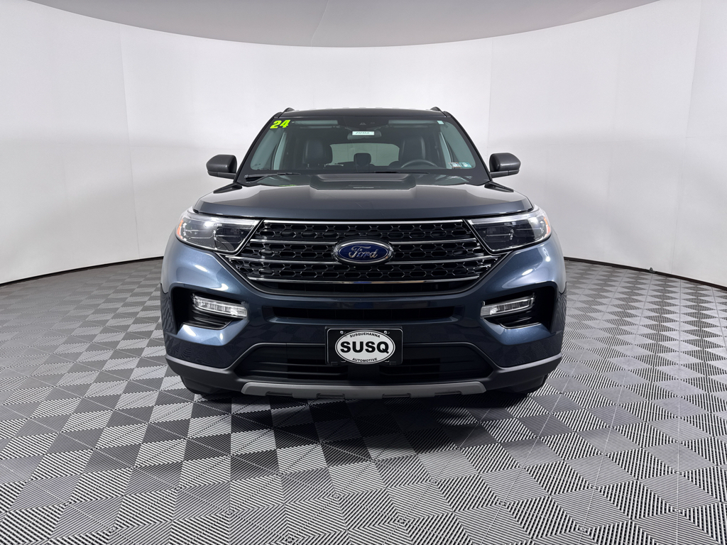 Used 2024 Stone Blue Metallic Ford XLT image 2