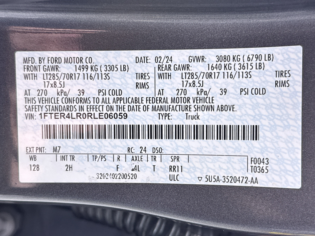 Used 2024 Carbonized Gray Metallic Ford Raptor image 30