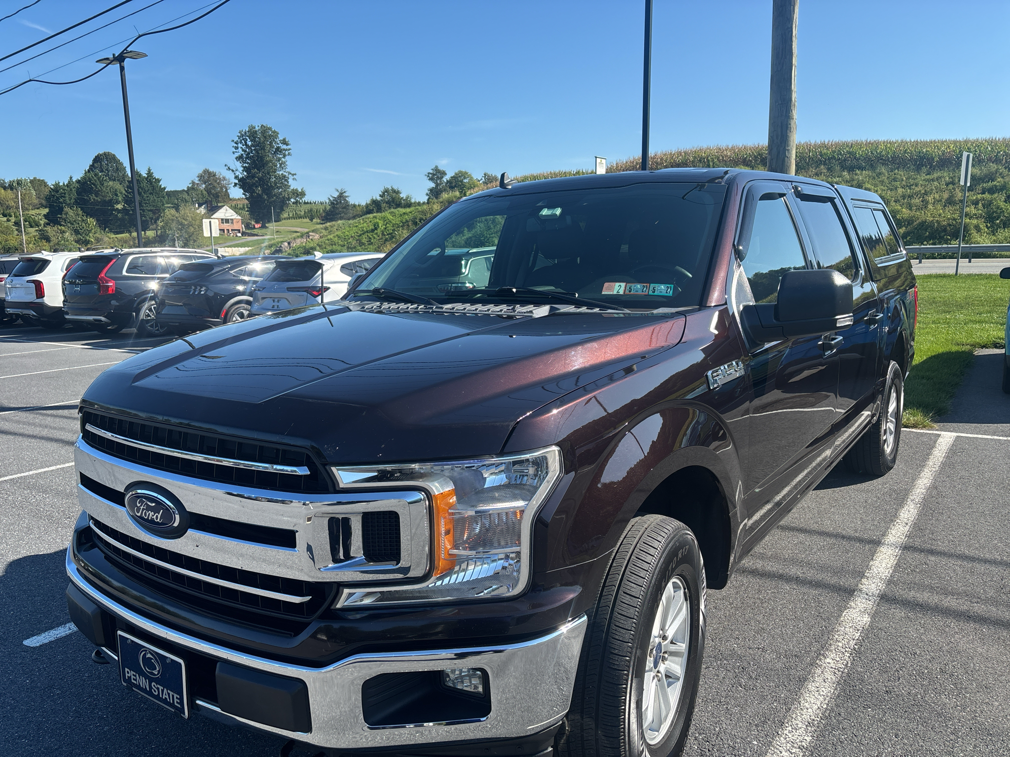 Used 2019 Magma Red Metallic Ford XLT image 2