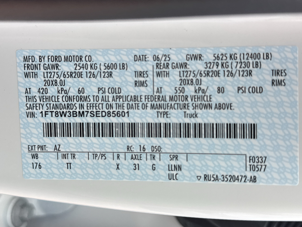 New 2025 Star White Metallic Tri-Coat Ford Platinum image 34