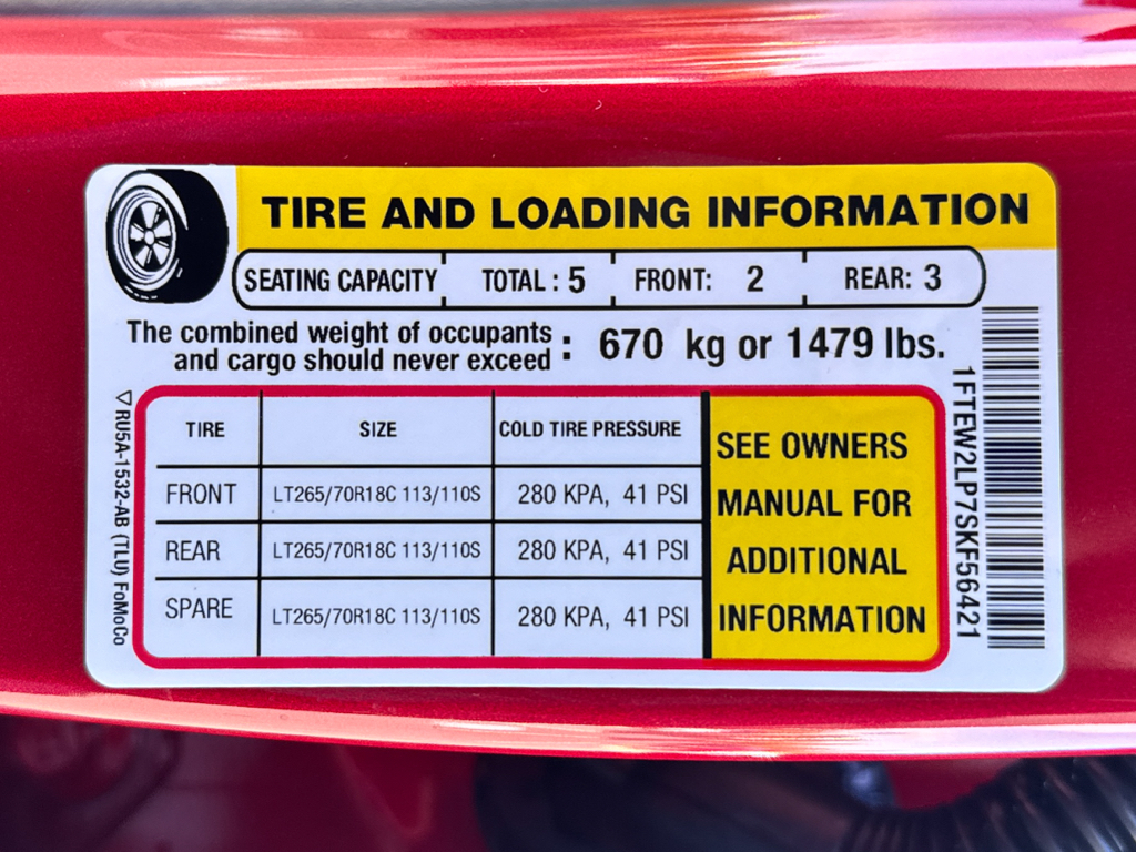 New 2025 Rapid Red Metallic Tinted Clearcoat Ford STX image 26