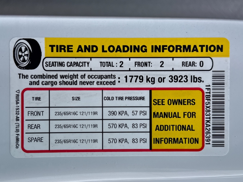 New 2026 Oxford White Ford Base w/9,950 lb. GVWR image 34
