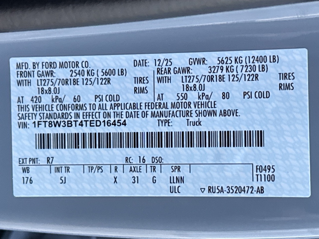 New 2026 Glacier Gray Metallic Tri-Coat Ford LARIAT image 28