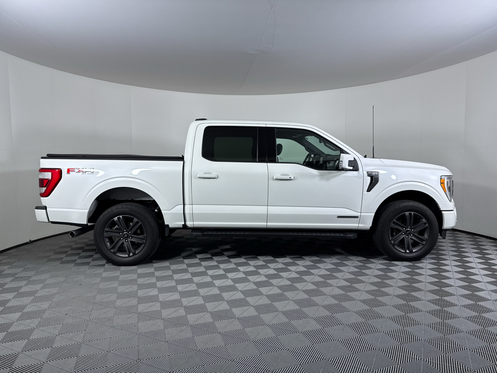 Used 2023 Star White Metallic Tri-Coat Ford LARIAT image 2