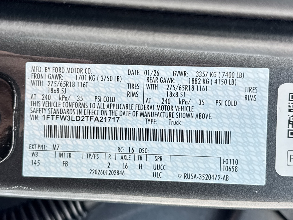 New 2026 Carbonized Gray Metallic Ford XLT image 29