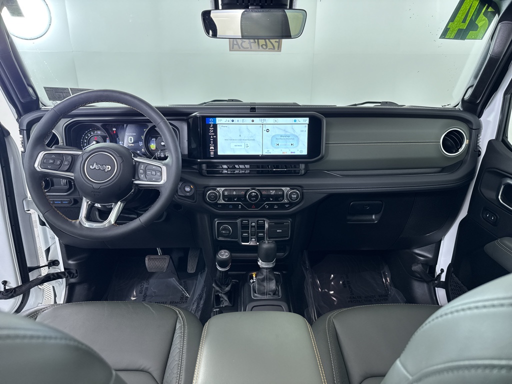 Used 2024 Bright White Clearcoat Jeep High Altitude image 5