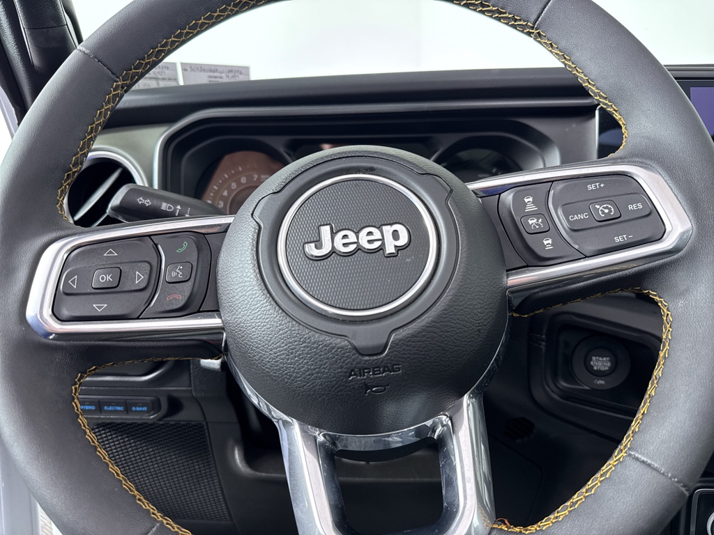 Used 2024 Bright White Clearcoat Jeep High Altitude image 24