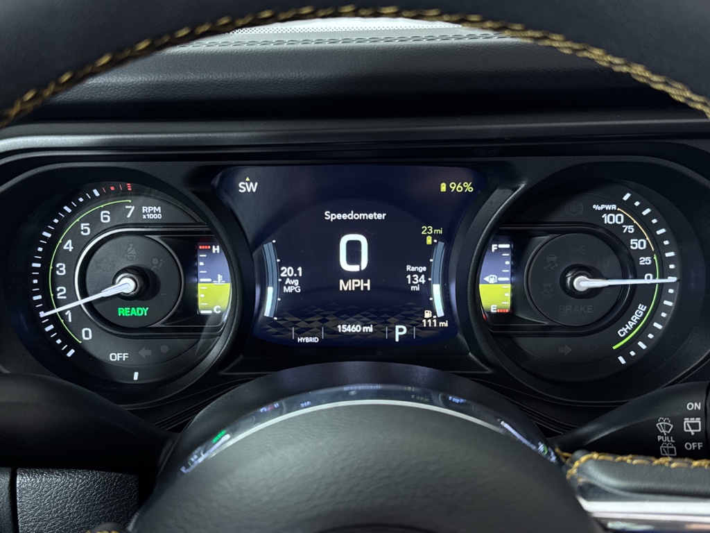 Used 2024 Bright White Clearcoat Jeep High Altitude image 10