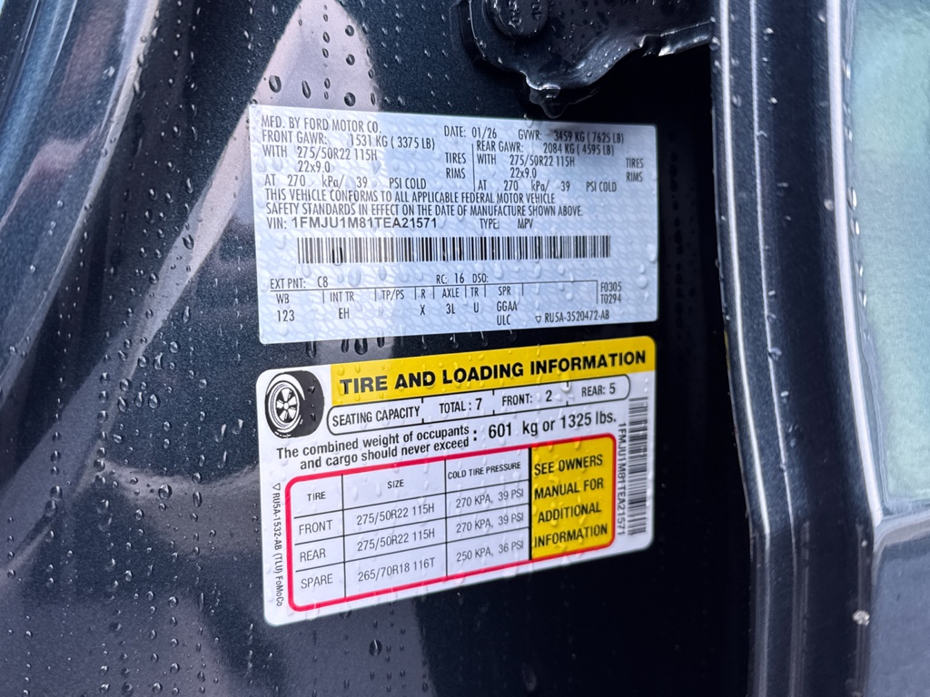 New 2026 Stone Blue Metallic Ford Platinum image 35