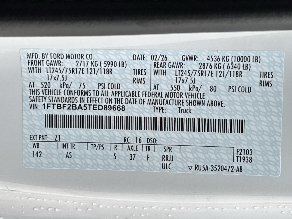 New 2026 Oxford White Ford  image 28