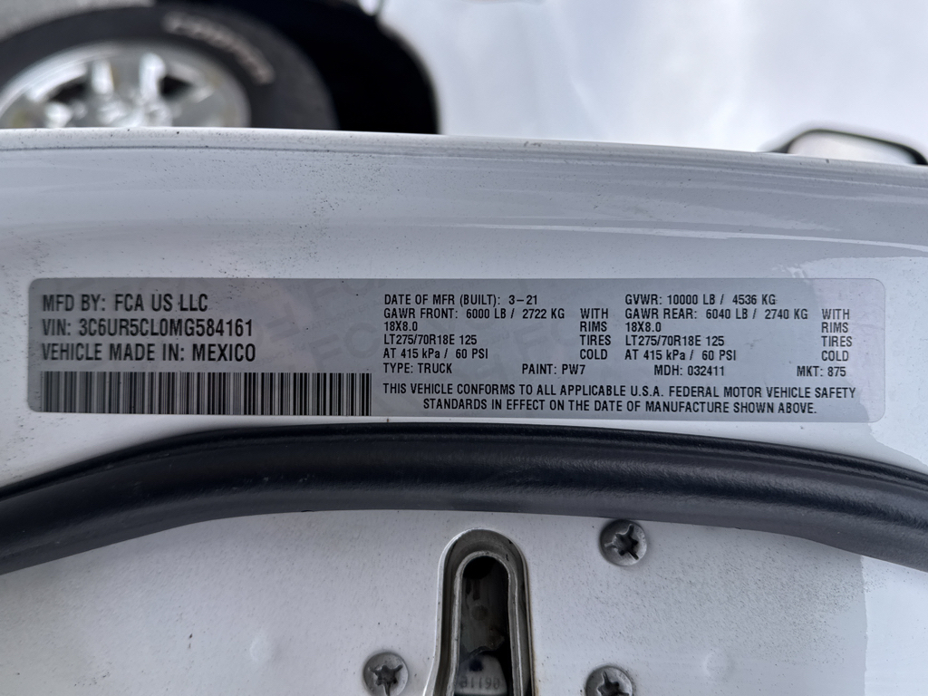 Used 2021 Bright White Clearcoat Ram Tradesman image 32