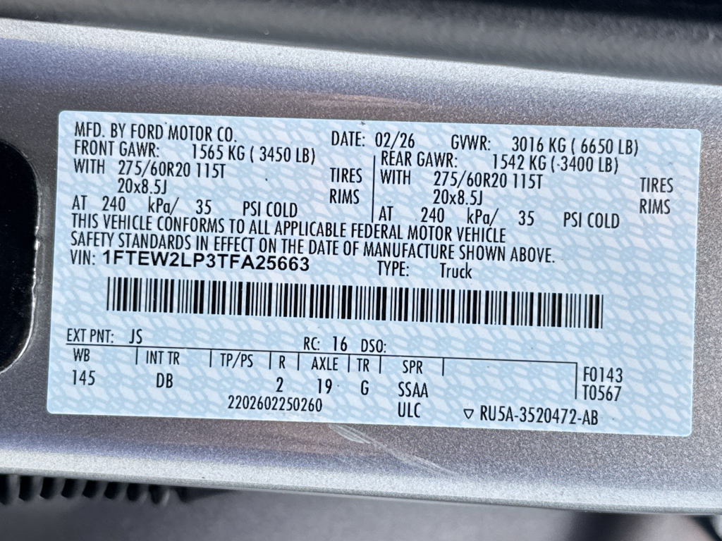 New 2026 Iconic Silver Metallic Ford STX image 28