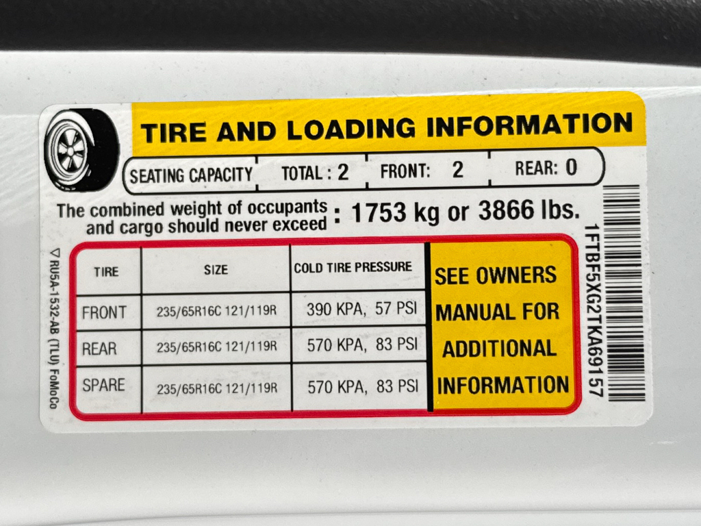 New 2026 Oxford White Ford Base w/9,950 lb. GVWR image 29